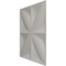Ekena Millwork 19 5/8in. W x 19 5/8in. H Alexa EnduraWall Decorative 3D Wall Panel Covers 2.67 Sq. Ft. WP20X20ALDRU - alternate 4
